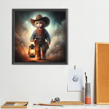 Load image into Gallery viewer, Diamond Painting - Full Round - Indian child (40*40CM)
