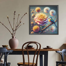 Load image into Gallery viewer, Diamond Painting - Full Round - Rose dandelion bird (40*40CM)
