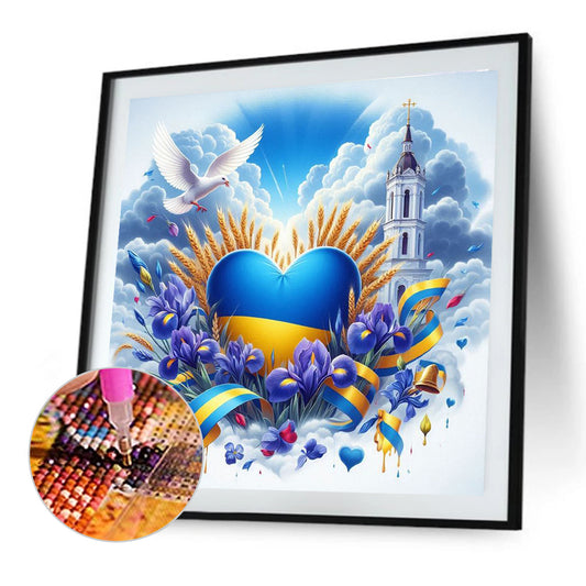 Diamond Painting - Full Round - Protect the blue earth (40*40CM)