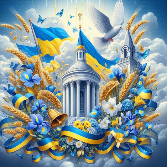 Diamond Painting - Full Round - Protect the blue earth (40*40CM)