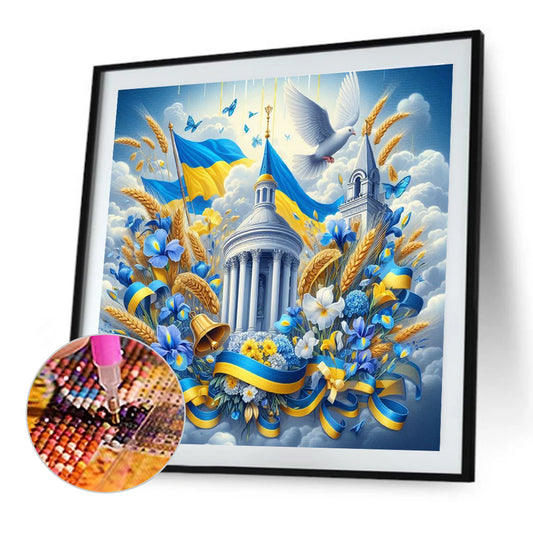 Diamond Painting - Full Round - Protect the blue earth (40*40CM)