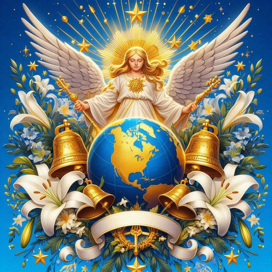 Diamond Painting - Full Round - Protect the blue earth (40*40CM)
