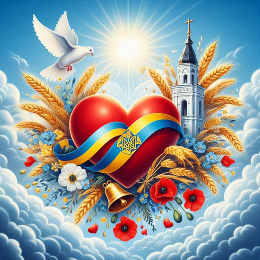 Diamond Painting - Full Round - Protect the blue earth (40*40CM)