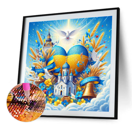 Diamond Painting - Full Round - Protect the blue earth (40*40CM)