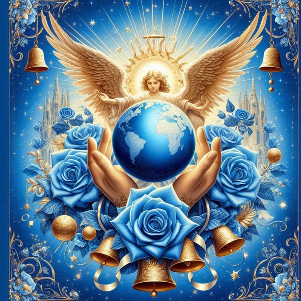 Diamond Painting - Full Round - Protect the blue earth (40*40CM)