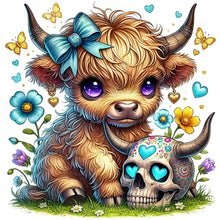 Load image into Gallery viewer, Diamond Painting - Full Round - Halloween skull (30*30CM)
