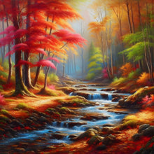 Load image into Gallery viewer, AB Diamond Painting - Full Round - Maple forest (40*40CM)
