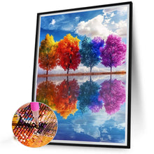 Load image into Gallery viewer, AB Diamond Painting - Full Round - Four-color tree (40*50CM)
