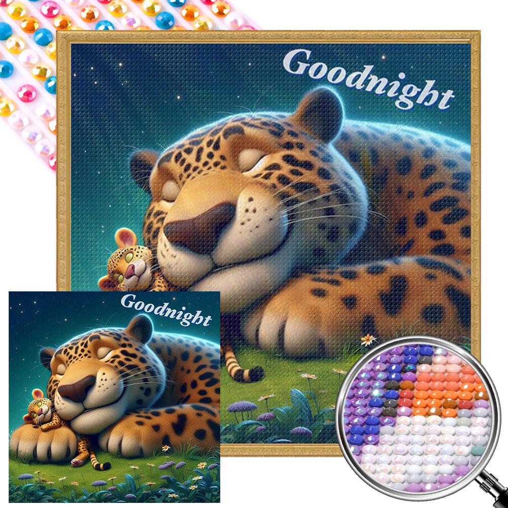 AB Diamond Painting - Full Round - Good night (40*40CM)