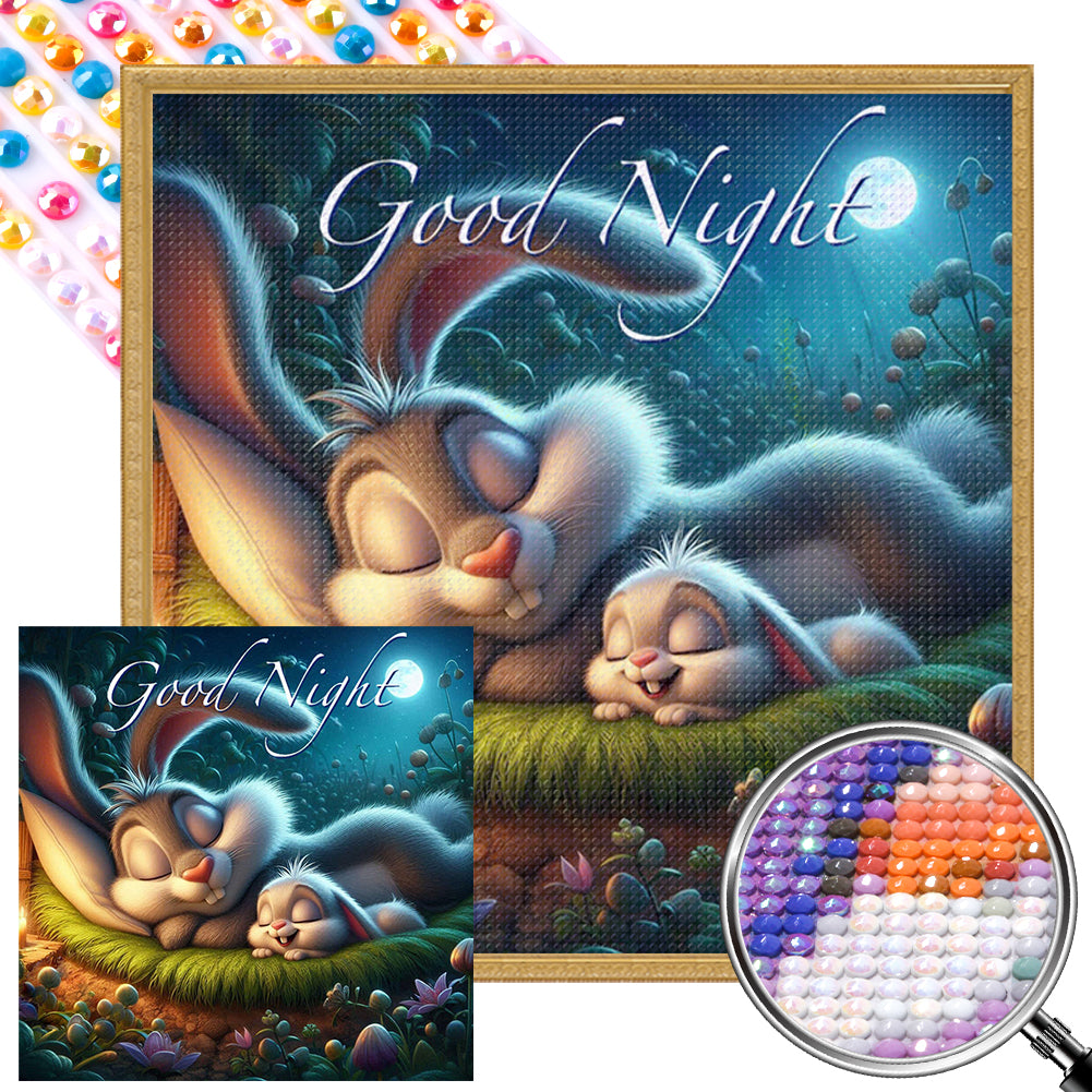AB Diamond Painting - Full Round - Good night (40*40CM)