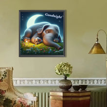 Load image into Gallery viewer, AB Diamond Painting - Full Round - Good night (40*40CM)
