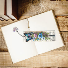 Load image into Gallery viewer, 3Pcs Special Shape Butterfly And Flowers Diamond Painting Bookmark for Bookworms
