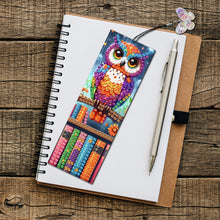 Load image into Gallery viewer, 3Pcs Special Shape Halloween Owl Diamond Painting Bookmark for Book Lovers
