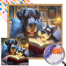 Load image into Gallery viewer, AB Diamond Painting - Full Round - Naughty dog (40*40CM)
