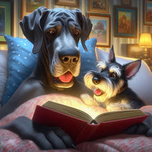 Load image into Gallery viewer, AB Diamond Painting - Full Round - Naughty dog (40*40CM)

