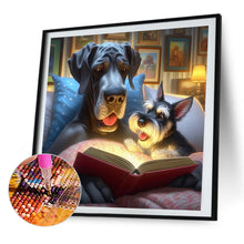 Load image into Gallery viewer, AB Diamond Painting - Full Round - Naughty dog (40*40CM)
