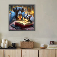 Load image into Gallery viewer, AB Diamond Painting - Full Round - Naughty dog (40*40CM)
