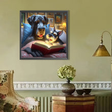 Load image into Gallery viewer, AB Diamond Painting - Full Round - Naughty dog (40*40CM)
