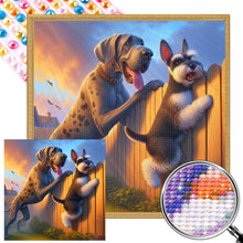 Load image into Gallery viewer, AB Diamond Painting - Full Round - Naughty dog (40*40CM)
