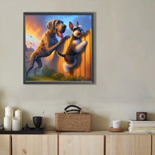 Load image into Gallery viewer, AB Diamond Painting - Full Round - Naughty dog (40*40CM)
