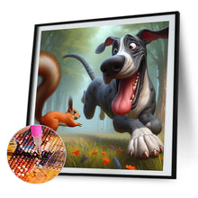 Load image into Gallery viewer, AB Diamond Painting - Full Round - Naughty dog (40*40CM)
