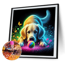 Load image into Gallery viewer, AB Diamond Painting - Full Round - Playing ball pet (40*40CM)
