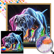 Load image into Gallery viewer, AB Diamond Painting - Full Round - Playing ball pet (40*40CM)
