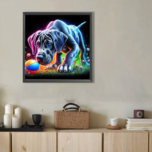 Load image into Gallery viewer, AB Diamond Painting - Full Round - Playing ball pet (40*40CM)
