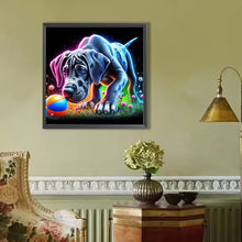 Load image into Gallery viewer, AB Diamond Painting - Full Round - Playing ball pet (40*40CM)
