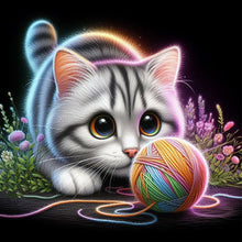 Load image into Gallery viewer, AB Diamond Painting - Full Round - Playing ball pet (40*40CM)
