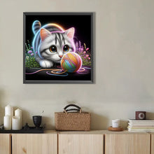 Load image into Gallery viewer, AB Diamond Painting - Full Round - Playing ball pet (40*40CM)
