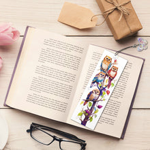 Load image into Gallery viewer, 4Pcs Special Shape Owl Diamond Painting Bookmark Art Projects for Book Lovers
