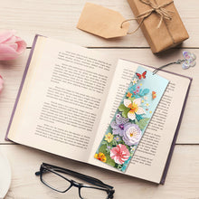 Load image into Gallery viewer, 4Pcs Special Shape Flower Diamond Painting Bookmark Art Projects for Book Lovers
