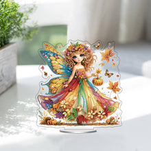 Load image into Gallery viewer, Acrylic Special Shaped Butterfly Girl Diamond Painting Desktop Decor for Adults
