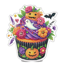 Load image into Gallery viewer, Acrylic Special Shaped Halloween Cake Desktop Diamond Art Kits for Home Decor
