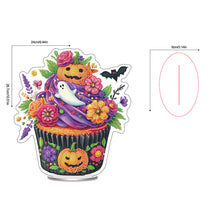 Load image into Gallery viewer, Acrylic Special Shaped Halloween Cake Desktop Diamond Art Kits for Home Decor

