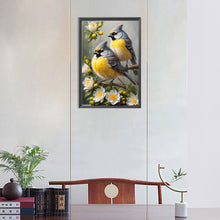 Load image into Gallery viewer, Diamond Painting - Full Round - Bird and flower (30*45CM)
