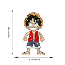 Load image into Gallery viewer, Acrylic One Piece Character Luffy 5D DIY Diamond Art Shake Head Tabletop Decor

