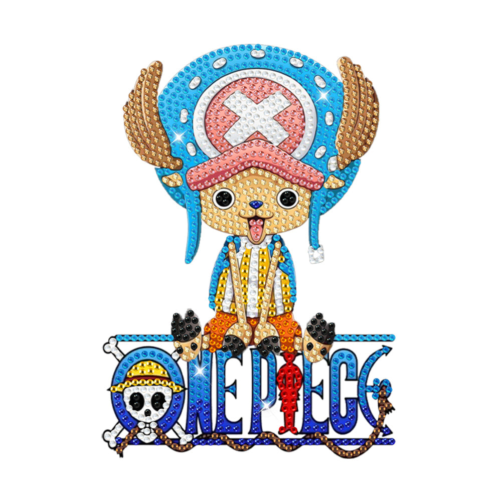 Acrylic One Piece Character Chopper 5D DIY Diamond Art Shake Head Tabletop Decor