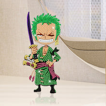Load image into Gallery viewer, Acrylic One Piece Character Zoro 5D DIY Diamond Art Shake Head Tabletop Decor
