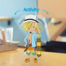 Load image into Gallery viewer, Acrylic One Piece Character Sanji 5D DIY Diamond Art Shake Head Tabletop Decor
