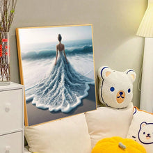 Load image into Gallery viewer, Diamond Painting - Full Round - Sea wave pattern skirt back (40*40CM)
