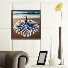 Load image into Gallery viewer, Diamond Painting - Full Round - Seaside flower skirt back (40*40CM)
