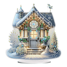 Load image into Gallery viewer, Acrylic Christmas House 5D DIY Diamond Painting Art Tabletop Decorations
