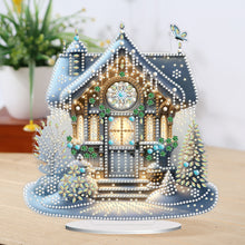 Load image into Gallery viewer, Acrylic Christmas House 5D DIY Diamond Painting Art Tabletop Decorations
