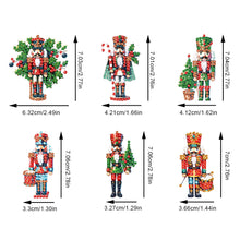 Load image into Gallery viewer, 6Pcs Acrylic Special Shape Floral Dinosaur Fridge Stickers for Car Mailbox Decor
