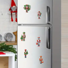 Load image into Gallery viewer, 6Pcs Acrylic Special Shape Floral Dinosaur Fridge Stickers for Car Mailbox Decor
