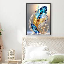 Load image into Gallery viewer, Diamond Painting - Partial Special Shaped - Gorgeous feathers (30*40CM)
