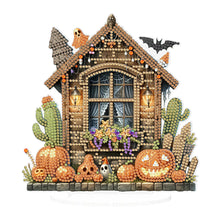 Load image into Gallery viewer, Acrylic Special Shape Halloween House Diamond Painting Desktop Ornaments Kits
