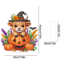 Load image into Gallery viewer, Acrylic Special Shape Halloween Yak Diamond Painting Desktop Ornaments Kits
